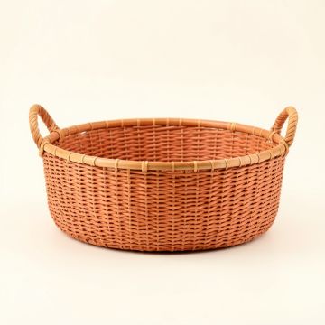 Hazel Crossing Empty Storage Basket - Terracotta (synthetic illustration; no displayed measurements)