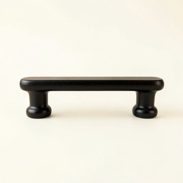 Laurel Arc Cabinet Handle Without Packaging - Black (synthetic illustration; no displayed measurements)