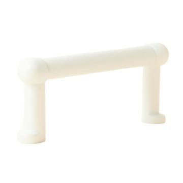 Aspen Bend Cabinet Handle Without Packaging - White