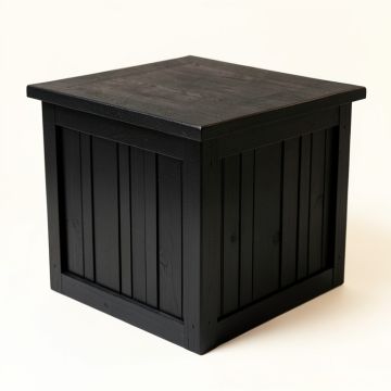 Fern Crossing Closed Outdoor Storage Box - Black (synthetic illustration; no displayed measurements)