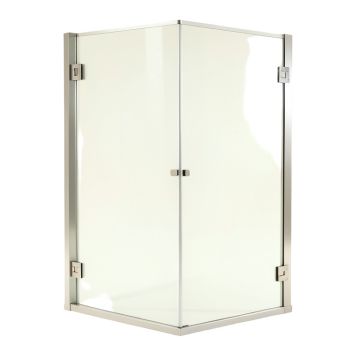 Flex 56-60 In . W X 72 In . H Semi-Frameless Pivot Shower Door