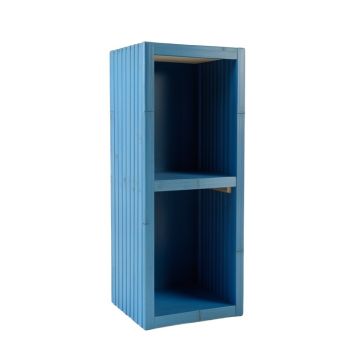 Ash Crest Narrow Cubby Tower - Blue