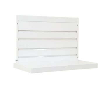 Lake Bluff Wall-Mounted Entryway Organizer Shelf - White