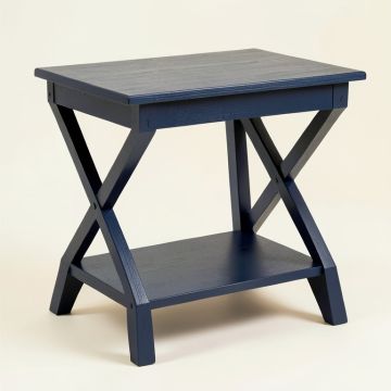 Linden Dell Side Table - Navy (synthetic illustration; no displayed measurements)