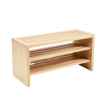 Meadow Canyon Shoe Storage Bench - Beige