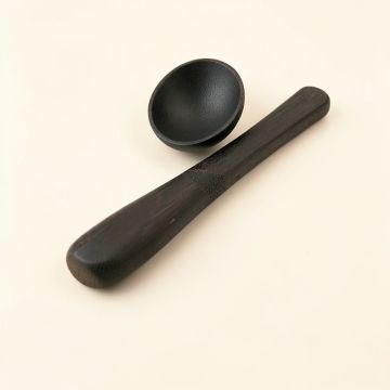 Stone Bluff Cooking Spoon - Black (synthetic illustration; no displayed measurements)