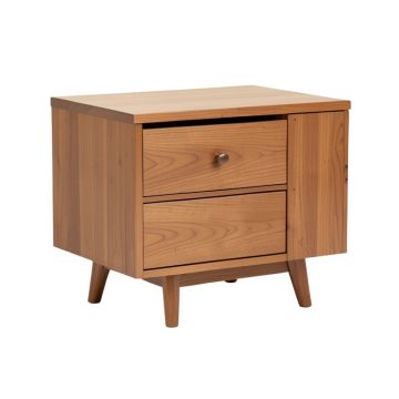 Seville Mid-Century 1 Drawer Nightstand