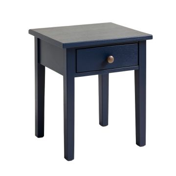 Moss Crest Side Table - Navy