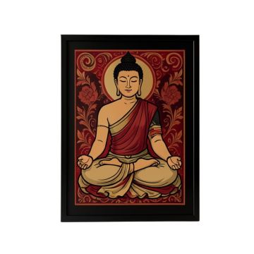 Buddha Meditationn Zen Framed Graphic Art