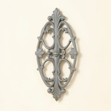 Ornate Glam Metal Wall Decor (synthetic illustration; no displayed measurements)