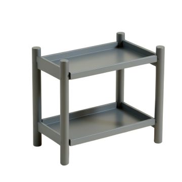 Maple Bend Empty Countertop Canister Rack - Gray (synthetic illustration; no displayed measurements)