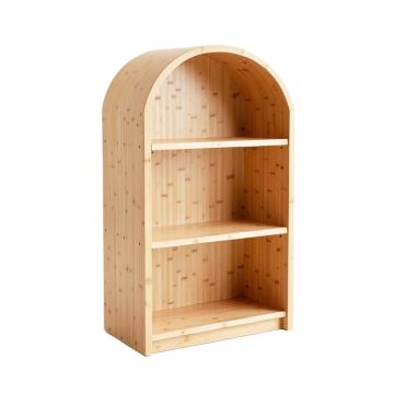 Dawn Falls Freestanding Bookcase - Beige