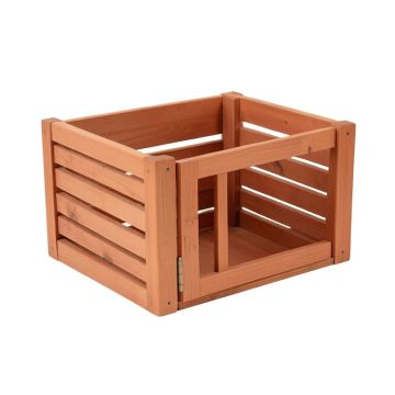 Flint Canyon Empty Furniture-Style Pet Crate - Terracotta