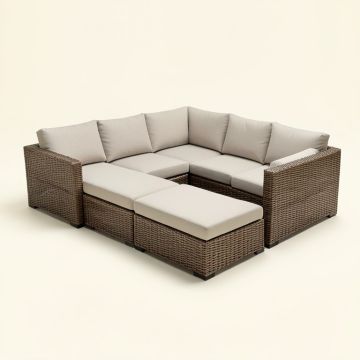 Burruss 83.5 '' Wide Outdoor Reversible Patio Sectional (synthetic illustration; no displayed measurements)
