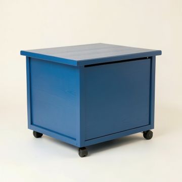 Pine Edge Empty Rolling Workshop Cart - Blue (synthetic illustration; no displayed measurements)