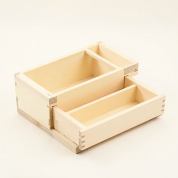 Laurel Arc Empty Coffee-Station Organizer - Cream (synthetic illustration; no displayed measurements)