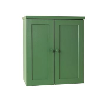 Fern Bend Wall-Mounted Laundry Cabinet - Green