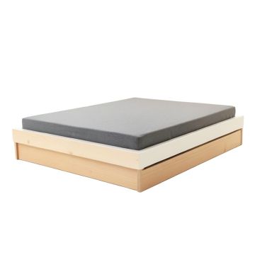 Emma-Lea Solid Wood Low Profile Storage Platform Bed
