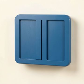 Birch Branch Wall-Mounted Entry Cabinet - Blue (synthetic illustration; no displayed measurements)