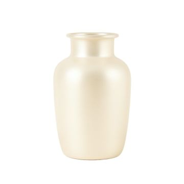 Elm Crest Empty Decorative Vase - Ivory