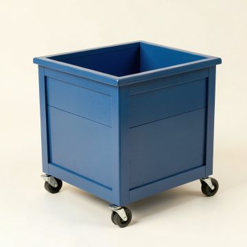 Pine Brook Empty Rolling Workshop Cart - Blue (synthetic illustration; no displayed measurements)