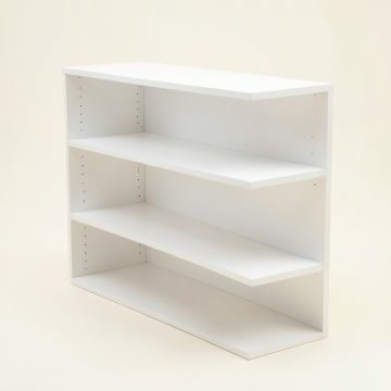 Brook Crest Desktop Shelving Unit - White (synthetic illustration; no displayed measurements)