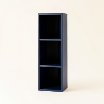 Harbor Bluff Narrow Cubby Tower - Navy (synthetic illustration; no displayed measurements)