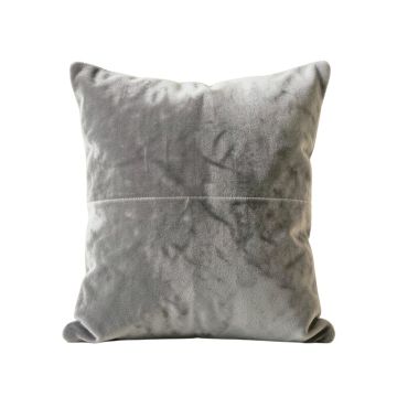 Ridge Bend Filled Accent Pillow - Gray