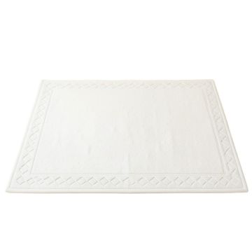Ridge Arc Rectangular Outdoor Rug - White