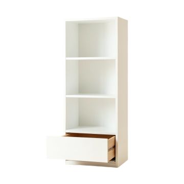 Hill Crest Narrow Cubby Tower - White