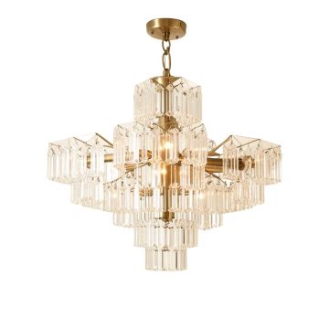 Elkins Unique Statement Tiered Chandelier