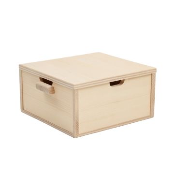 Oak Arc Low Toy Storage Unit - Beige