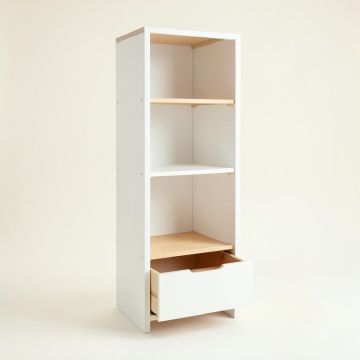 Holly Bend Narrow Cubby Tower - White (synthetic illustration; no displayed measurements)