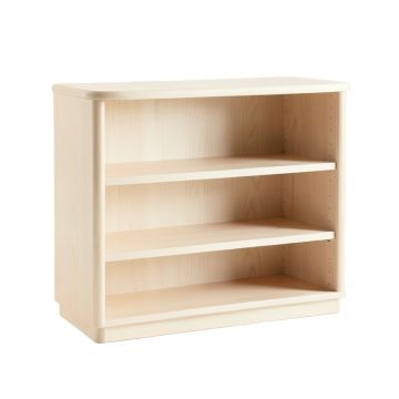 Reed Arc Low Bookcase - Ivory