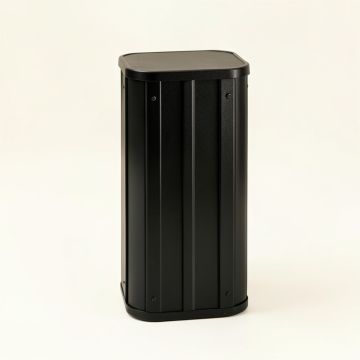 Spruce Dale Narrow Outdoor Storage Bench - Black (synthetic illustration; no displayed measurements)