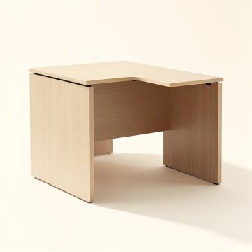 Modern And Simple L-Shape Desk (synthetic illustration; no displayed measurements)