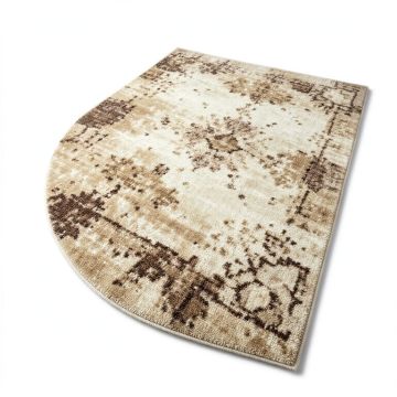 Eamon Abstract Tufted Wool Beige/Brown Area Rug (synthetic illustration; no displayed measurements)