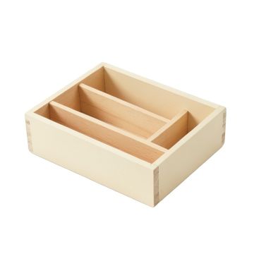 Linden Bridge Empty Pantry Drawer Organizer Insert - Cream