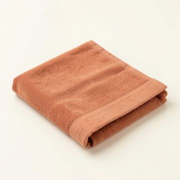 Hazel Dell Bath Towel - Terracotta (synthetic illustration; no displayed measurements)
