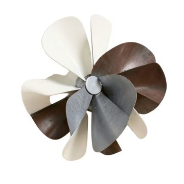 Industrial Pinwheel Wall Décor