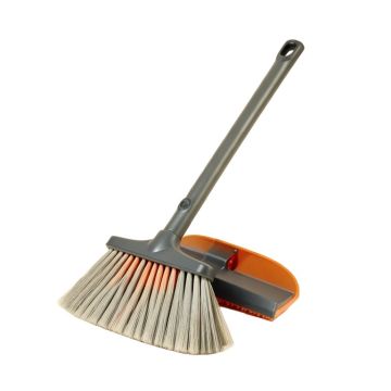 Angle Broom And Clip On Dustpan