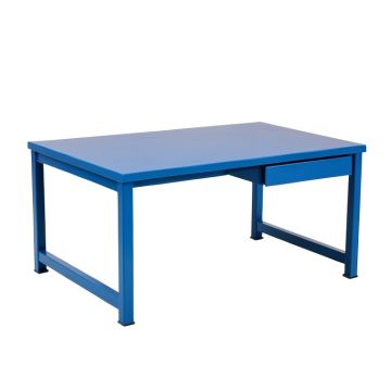 Hazel Crossing Empty Workshop Workbench - Blue