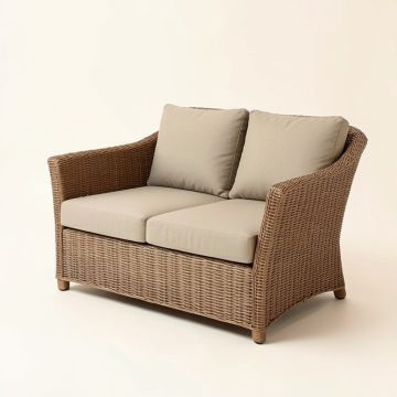 Baller Loveseat With Cushions (synthetic illustration; no displayed measurements)