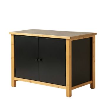 Maple Bridge Freestanding Laundry Folding Counter - Black