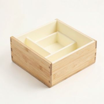 Vale Arc Empty Pantry Drawer Organizer Insert - Cream (synthetic illustration; no displayed measurements)