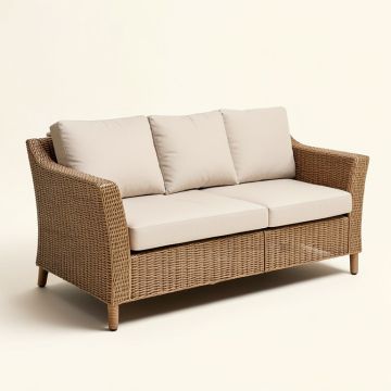 Donley 85 '' Wide Outdoor Patio Sofa With Cushions (synthetic illustration; no displayed measurements)
