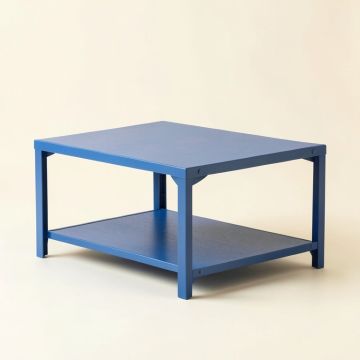 Reed Crest Narrow Outdoor Storage Bench - Blue (synthetic illustration; no displayed measurements)