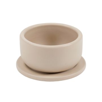 Bay Bend Empty Candle Holder - Beige
