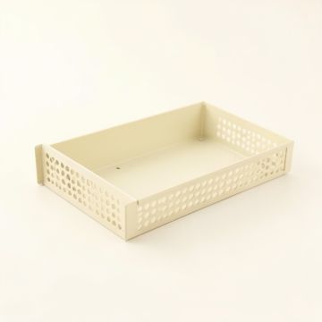 Oak Canyon Empty Under-Desk Cable Tray - Ivory (synthetic illustration; no displayed measurements)