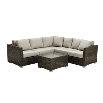 Espindola Outdoor 5 Piece Sofa Seating Group With Cushions